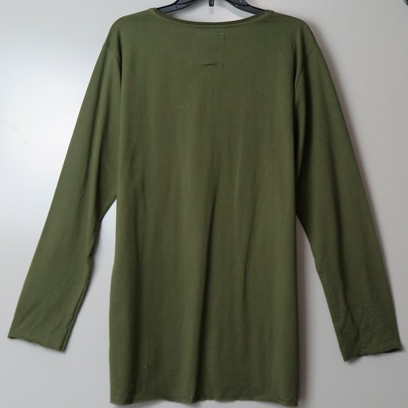 NWT Profound Aesthetic Fatigue Green Premium Basics Long Sleeve T-Shirt Size M - Picture 6 of 6